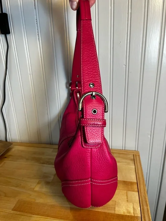 Coach SoHo Hobo Shoulder Bag Pebbled Leather Vintage - Picture 6 of 15